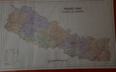 map of nepal